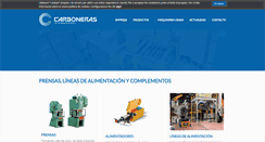 Desktop Screenshot of carboneras.biz